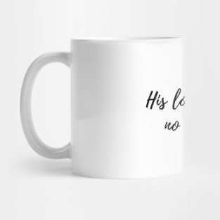 His love knows no bound Mug